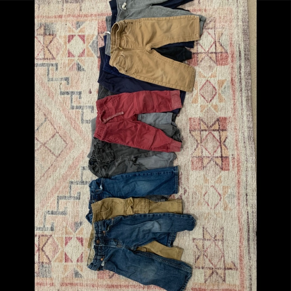 13 pair 18 mo pants (All brands)